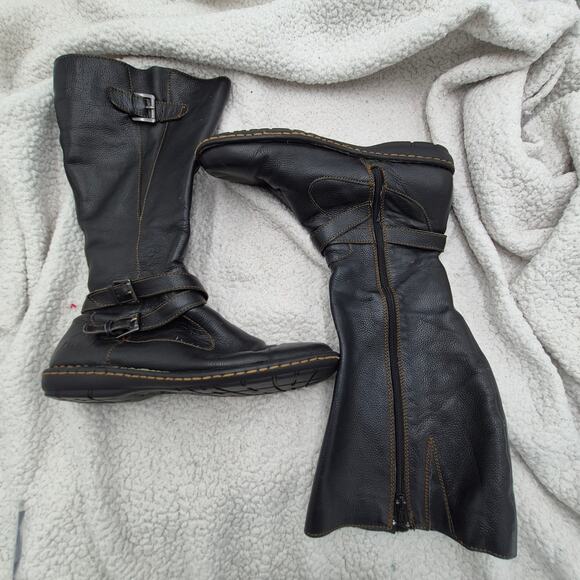 B.O.C. Riding Boots brown Leather size 11M - Picture 1 of 4